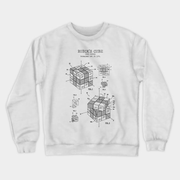 RUBIK CUBE Crewneck Sweatshirt by Dennson Creative